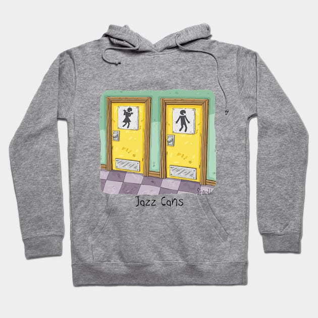 Jazz Cans Hoodie by macccc8